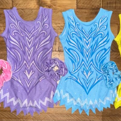 Starlight Girls skirted leotard Rhythmic Gymnastics, Acrobatics, Acro, Dance